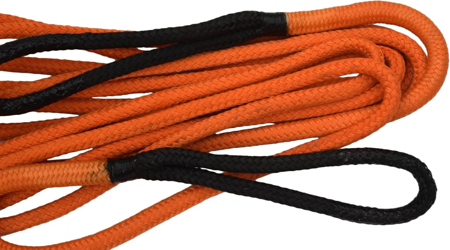1/2"*20ft Kinetic Recovery Rope,1/2" Energy Rope, Kinetic Rope,Double Braided Nylon Rope (Orange)