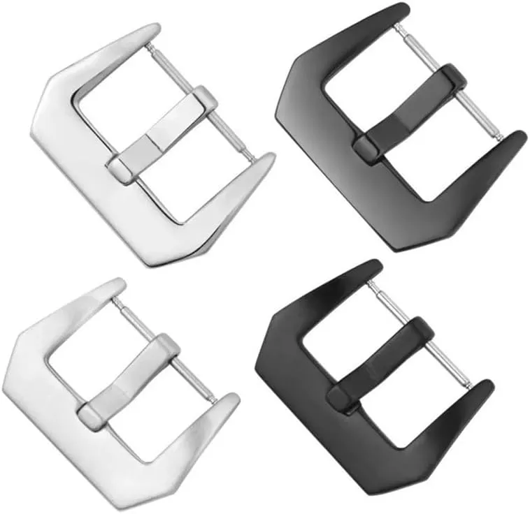 16 18 20 22 24 26mm Stainless Steel Watch Buckle Clasp Replacement Fit For Panerai Watch Leather Bracelet Watch Accessories
