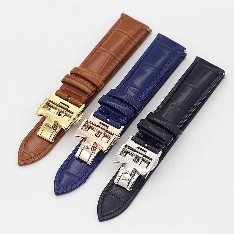 19mm 20mm 22mm Double-sided cowhide Watch Bands For Vacheron VC Watch Strap Constantin For Men And Women Cow Leather Bracelets