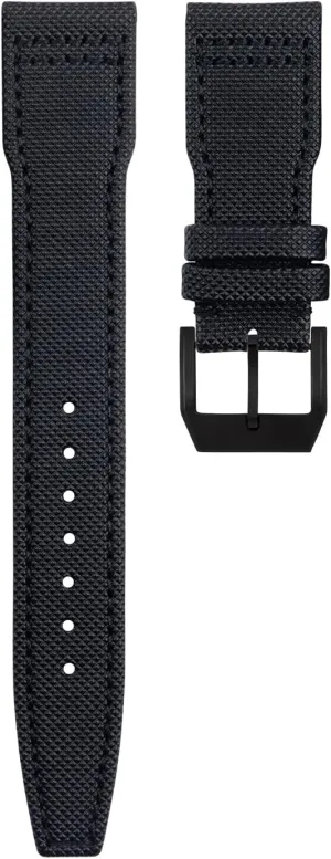 20mm 21mm 22mm Nylon Canvas Leather Watchband For IWC SPITFIRE MARK 18 Portugieser Portofino Pilot IW3777 Wristband