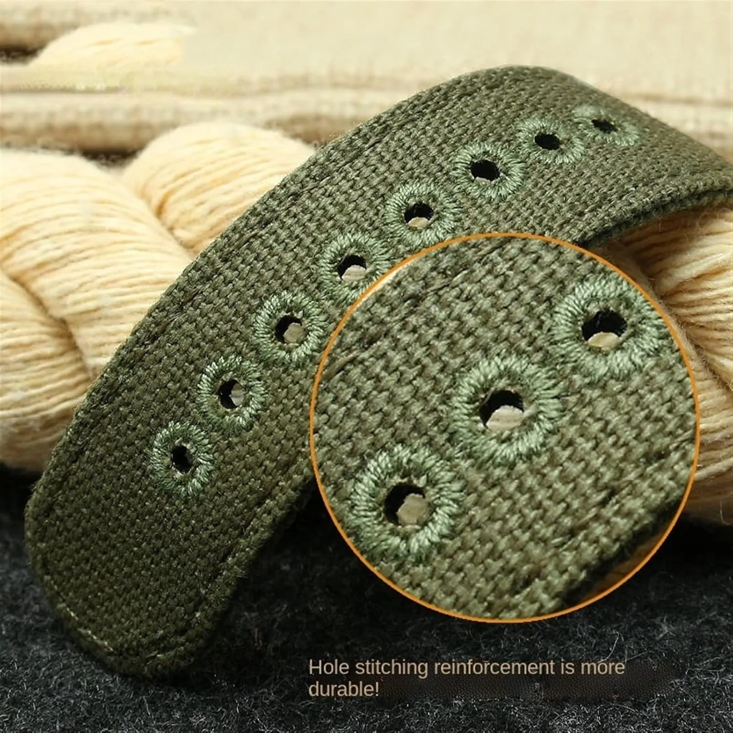 20mm Genuine Leather Army green Nylon Sport Strap Canvas Quick release Men Bracelet Watch Band For TIMEX TW4B14200|14100|14000