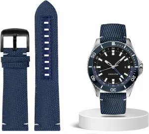 22mm Nylon Waterproof Watchband for Mido M026.629/430 Ocean Star M042.430 Replacement Bracelet Band Men's Accessories