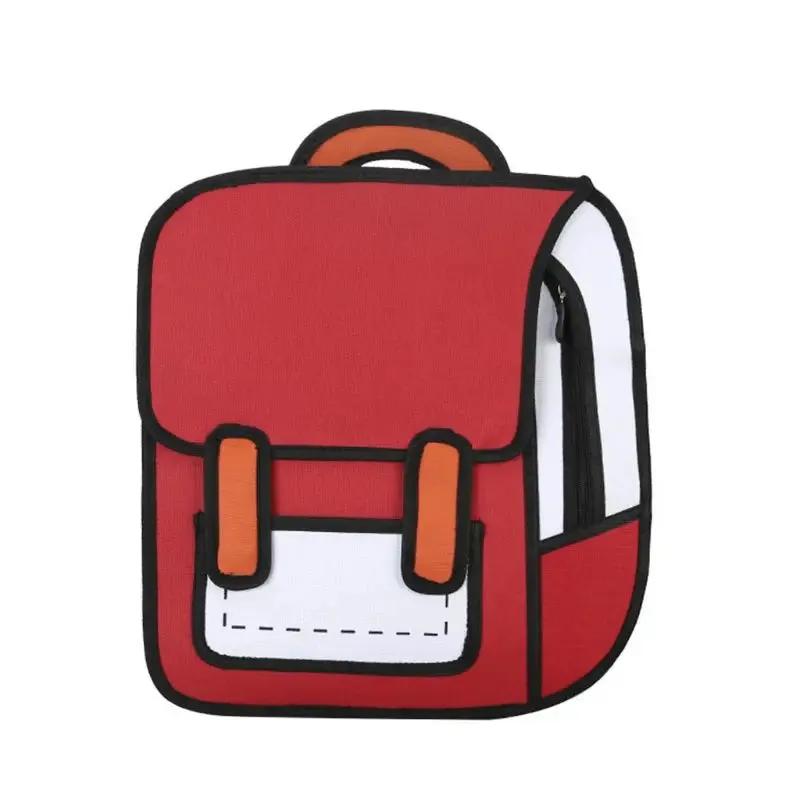 2D Cartoon Style Backpack