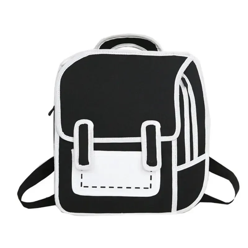 2D Cartoon Style Backpack