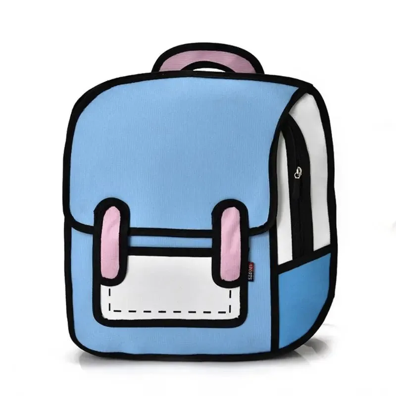 2D Cartoon Style Backpack