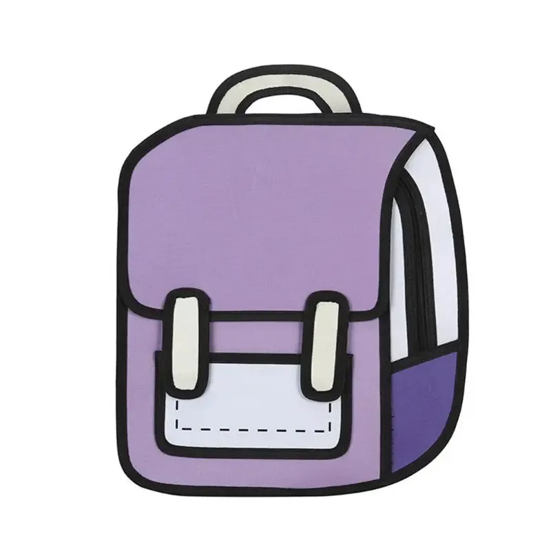 2D Cartoon Style Backpack