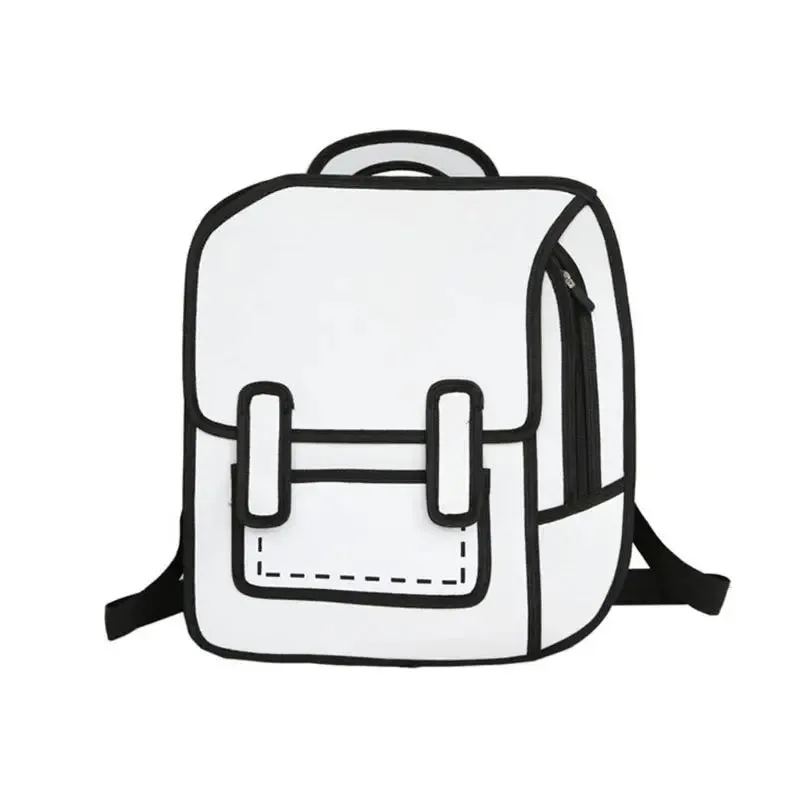 2D Cartoon Style Backpack