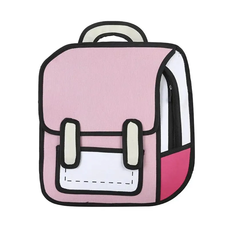 2D Cartoon Style Backpack
