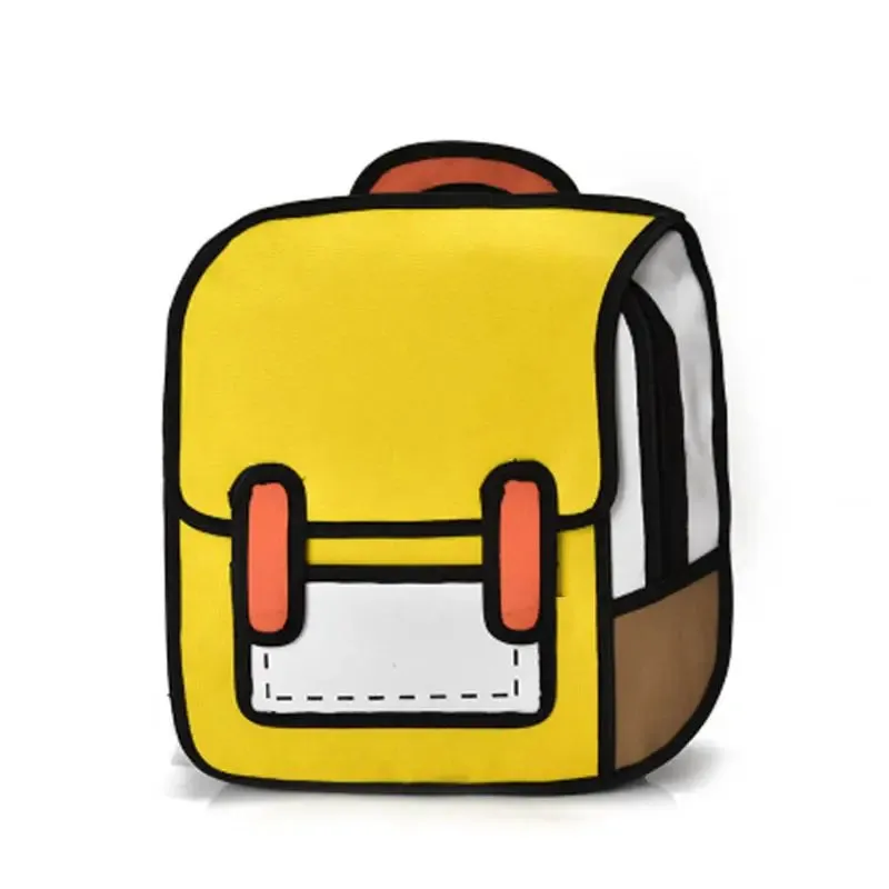 2D Cartoon Style Backpack