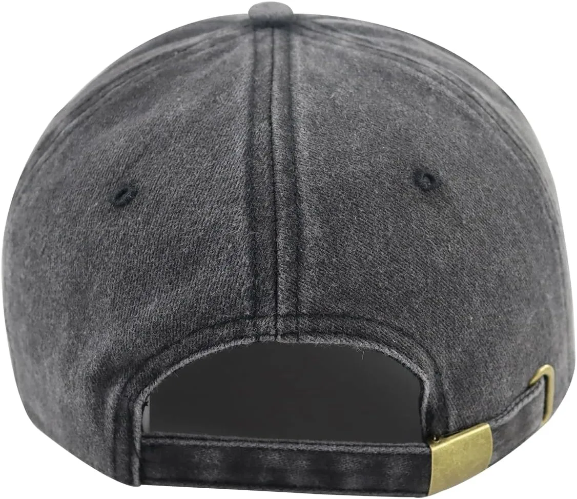 2PCS Matching Grandpa and Grandma Leather Patch Hats for Men Women, Adjustable Cotton Grandparents Gifts Baseball Cap