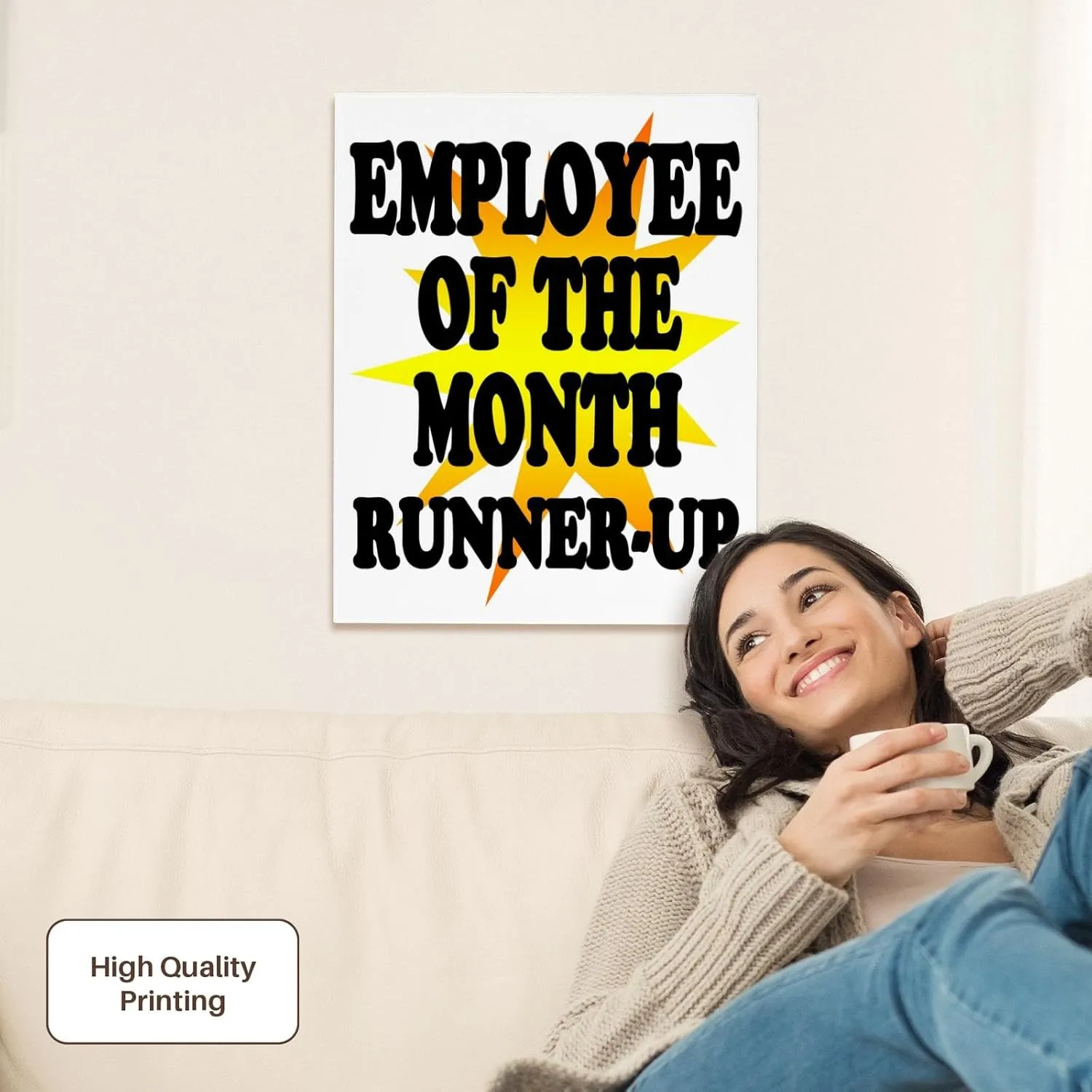 3dRose, Employee of the month runner-up., Museum Grade Canvas Wrap 16x20