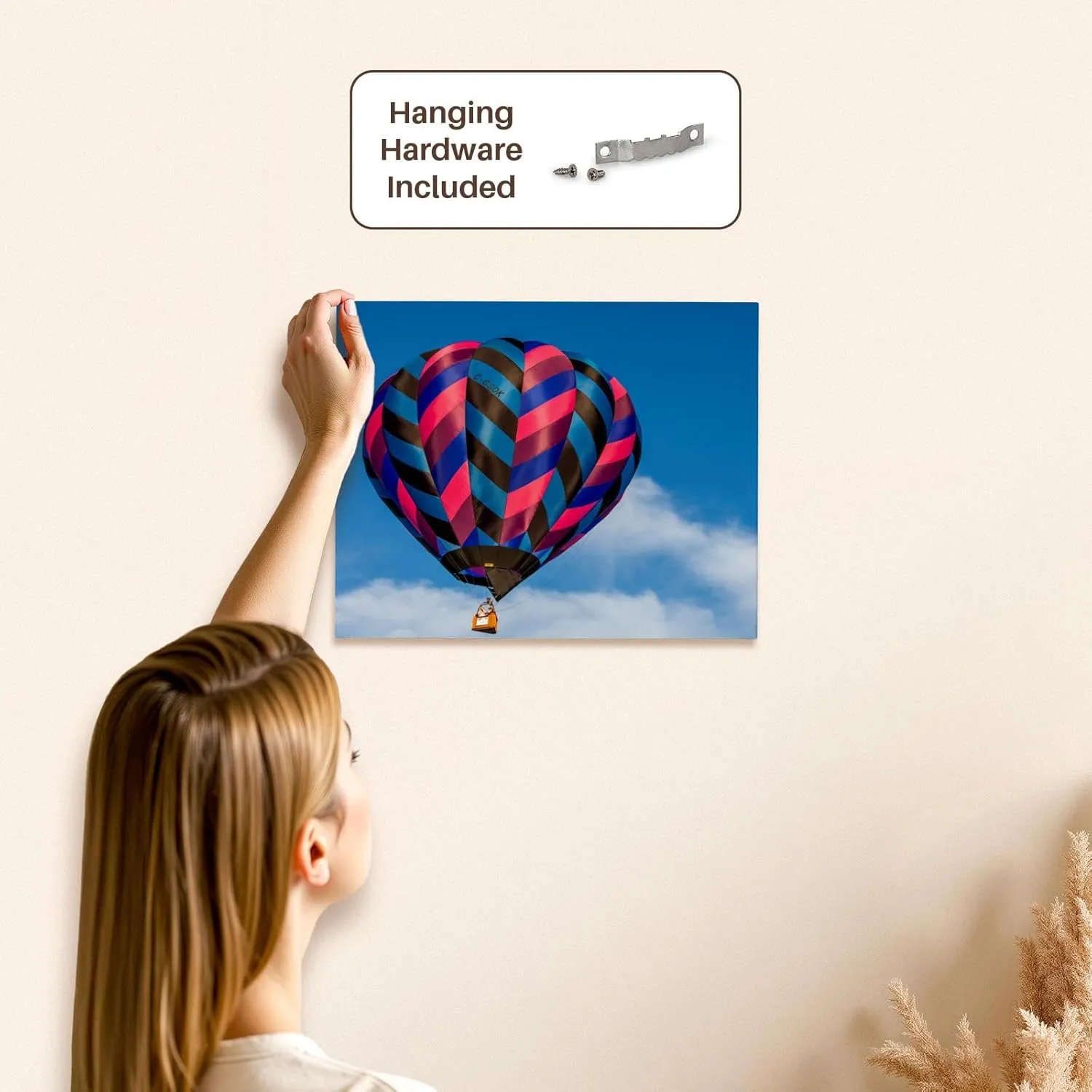 3dRose, Lake Havasu Balloon Festival. Soaring at the Balloon Field, Museum Grade Canvas Wrap 14x11