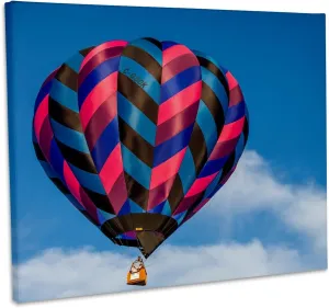 3dRose, Lake Havasu Balloon Festival. Soaring at the Balloon Field, Museum Grade Canvas Wrap 14x11