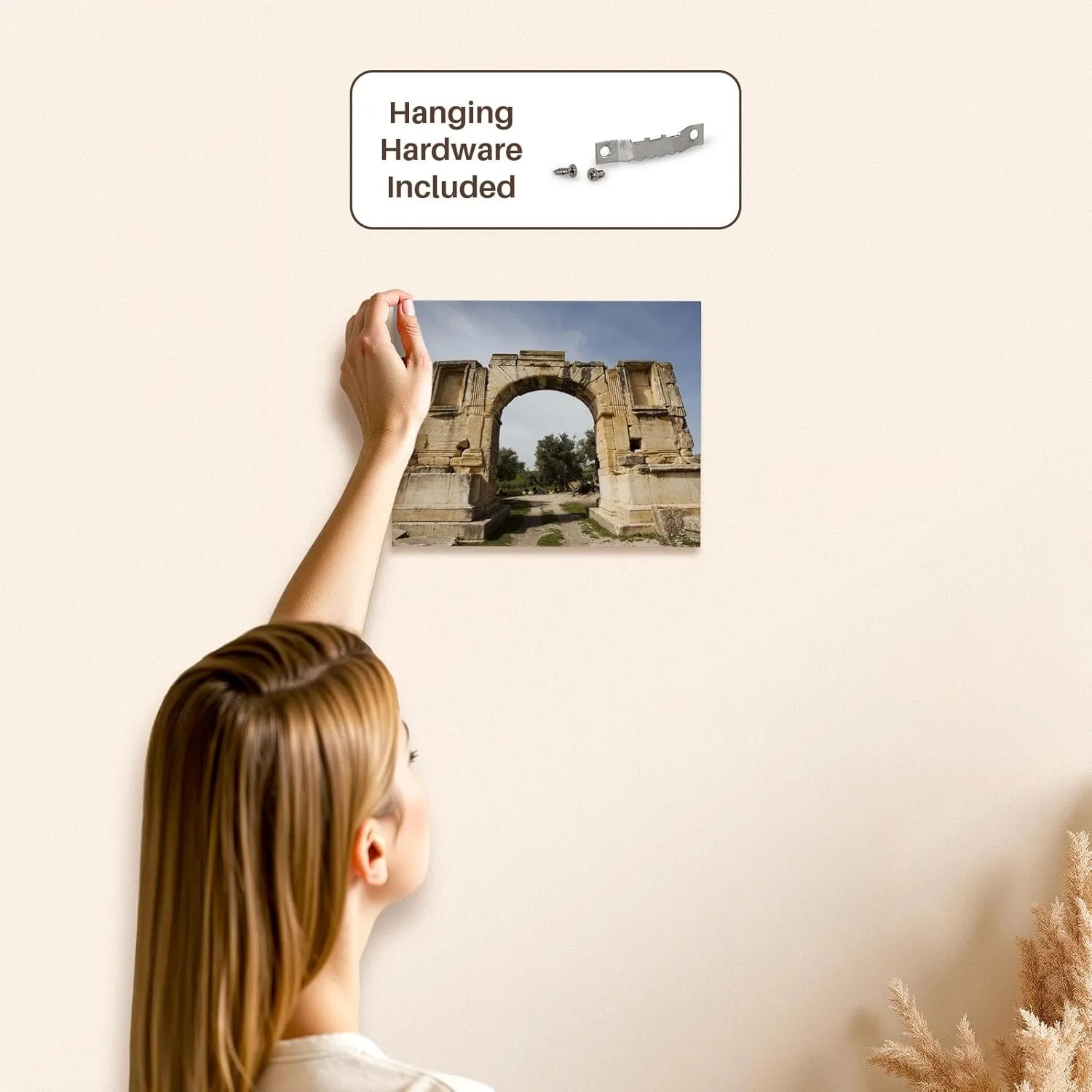 3dRose, Tunisia, Ancient Architecture, Arch Alexander Severus-AF47 WBI0697 - Walter Bibikow, Museum Grade Canvas Wrap 10x8