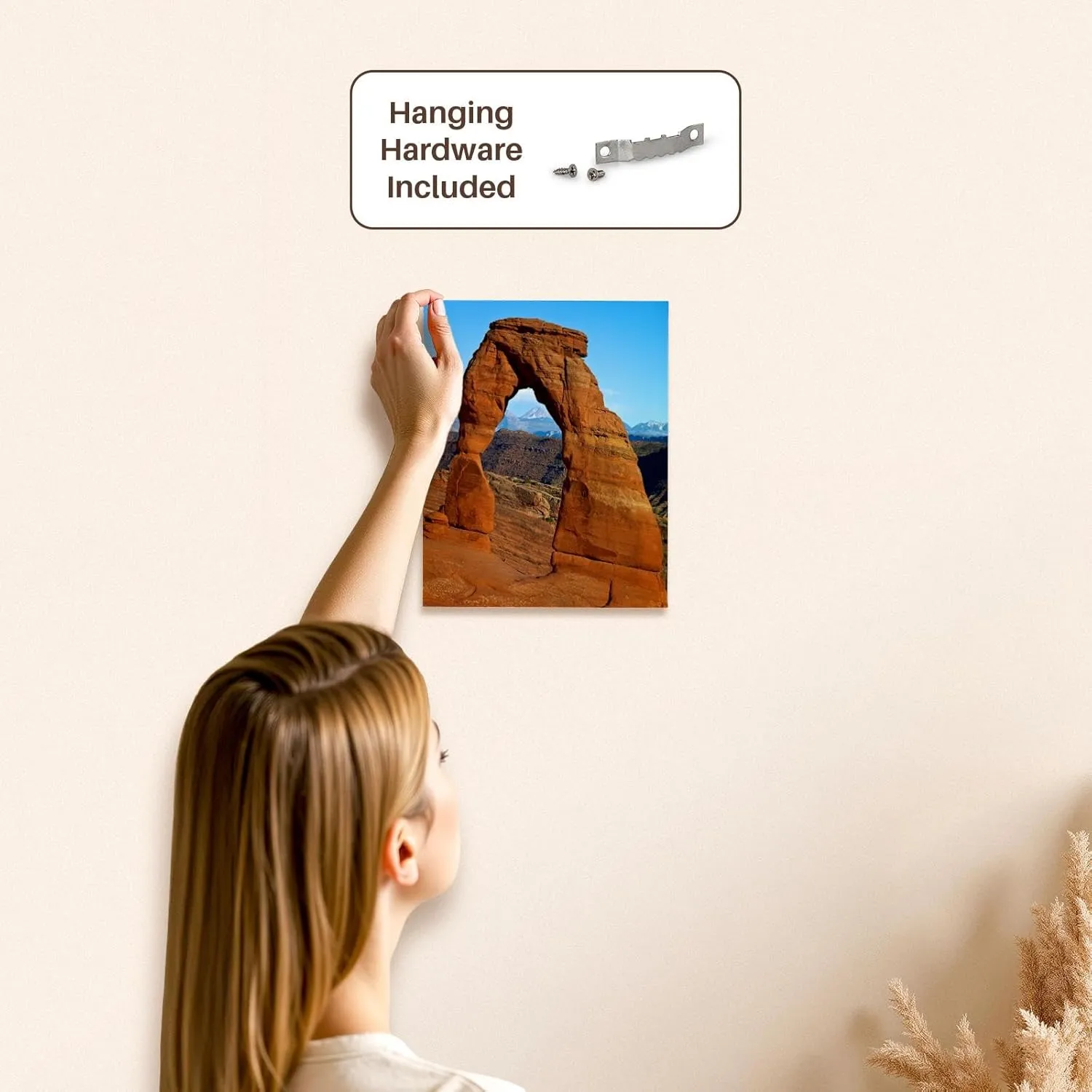 3dRose, USA, Utah, Arches. Delicate Arch., Museum Grade Canvas Wrap 8x10