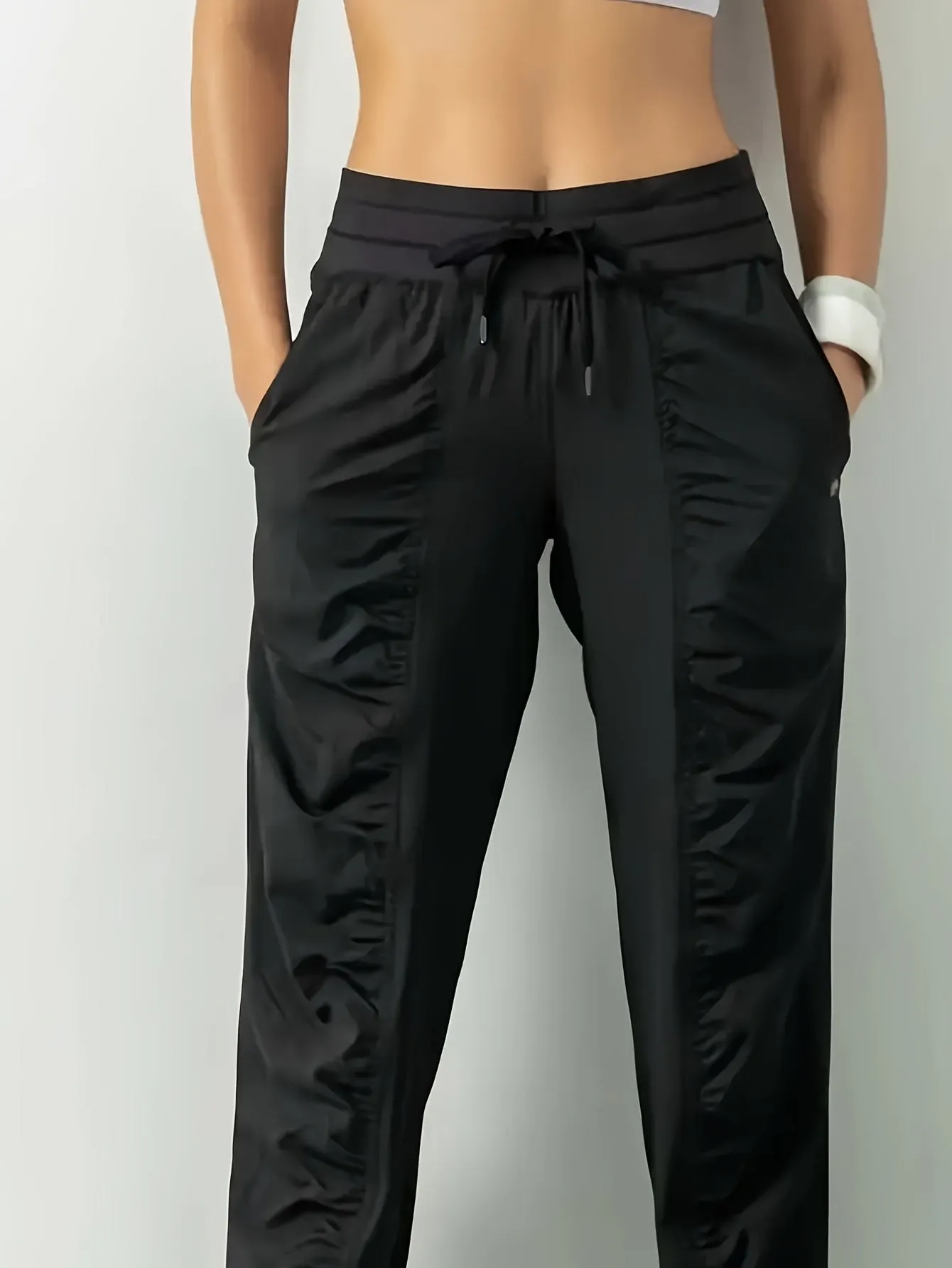 3pcs Women's Quick-Dry Tracksuit Pants with Drawstring