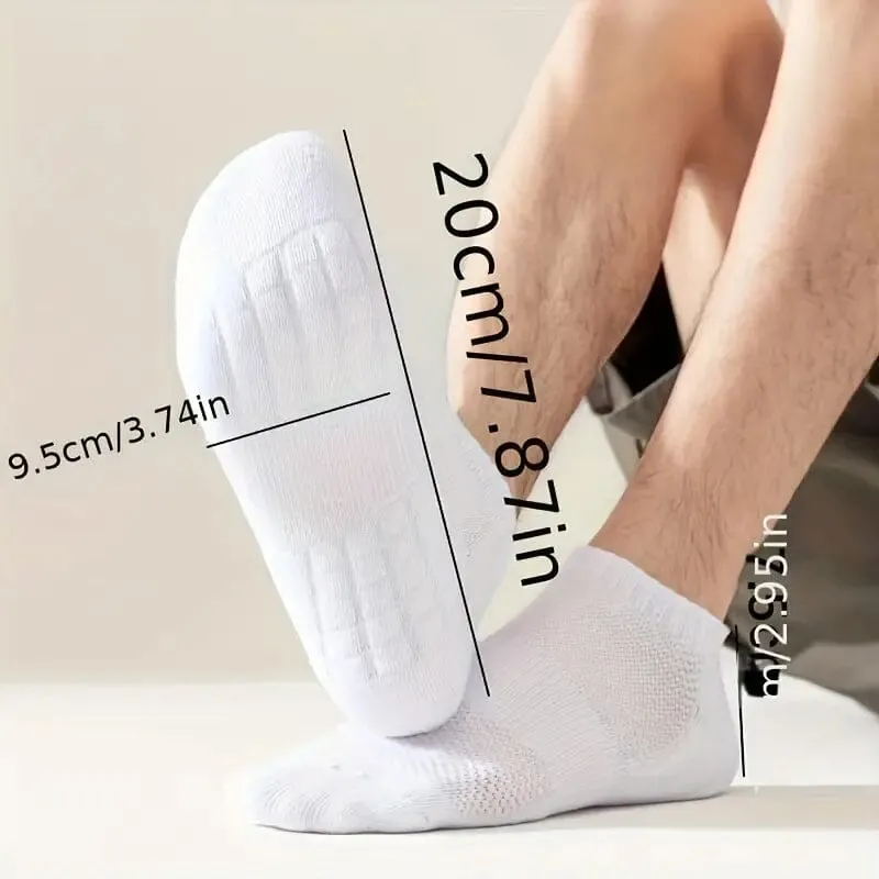 5-Pairs: Unisex Breathable Sports Ankle Socks