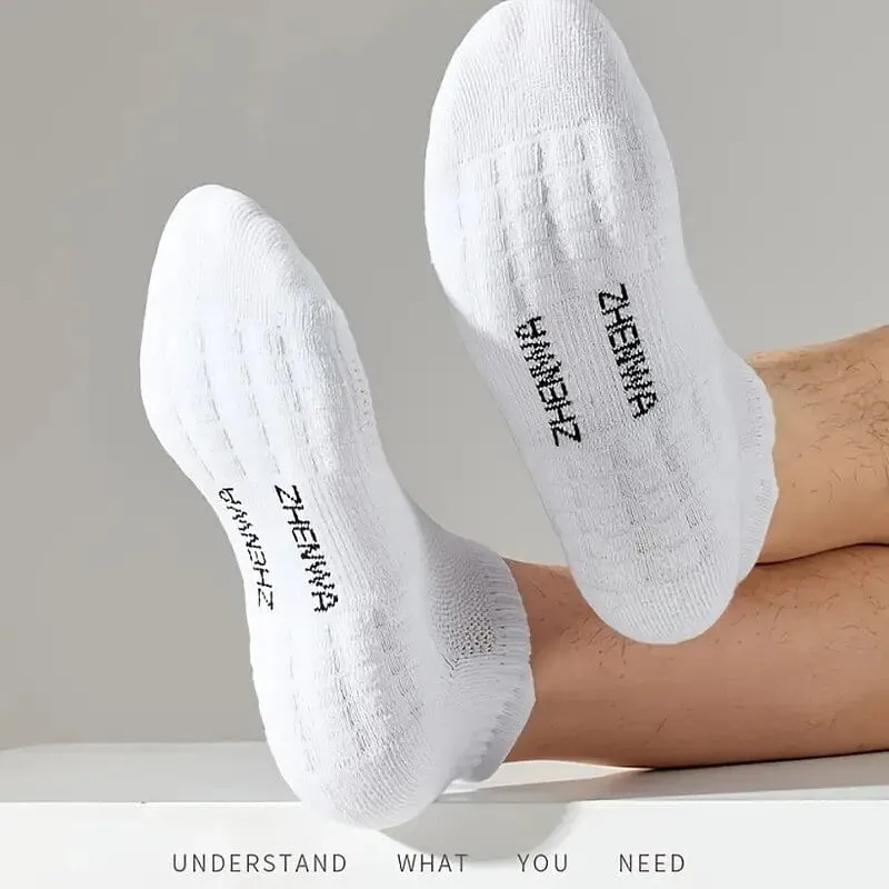 5-Pairs: Unisex Breathable Sports Ankle Socks