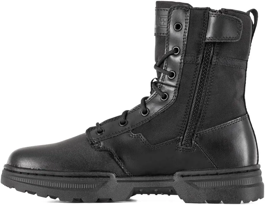 5.11 Tactical Men's Speed 4.0 Side Zip Boots, 8 Inches, Leather and Nylon Upper, Style 12454