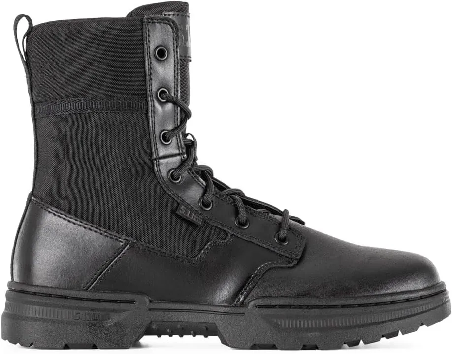5.11 Tactical Men's Speed 4.0 Side Zip Boots, 8 Inches, Leather and Nylon Upper, Style 12454