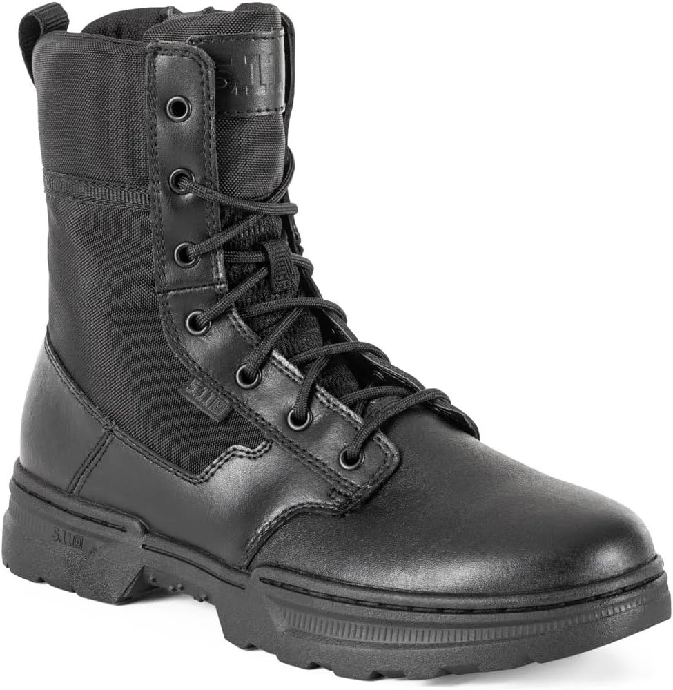5.11 Tactical Men's Speed 4.0 Side Zip Boots, 8 Inches, Leather and Nylon Upper, Style 12454