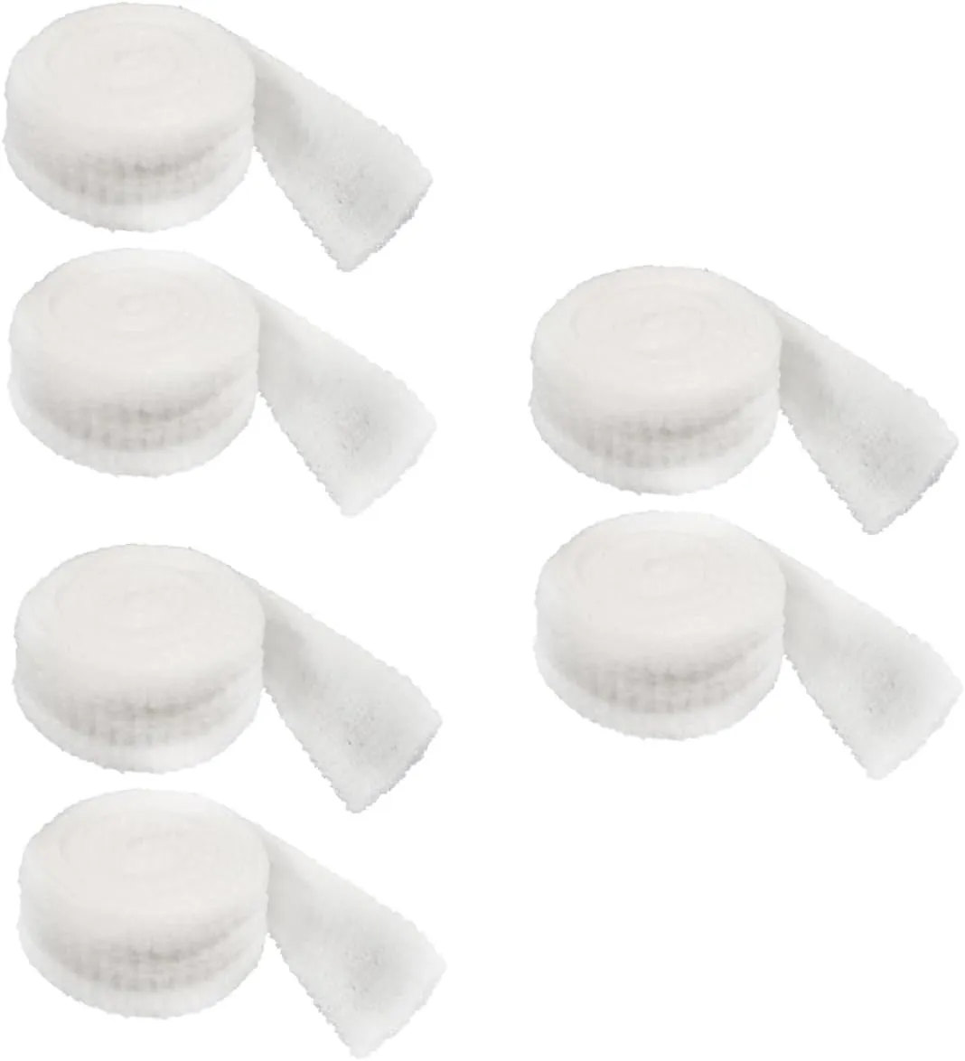 6rolls Breathable Mesh Elastic Finger Fixing Tape of Lightweight Tubular Stretch Net for First Aid Injury Support and Sprain Relief Portable and Easy to Use