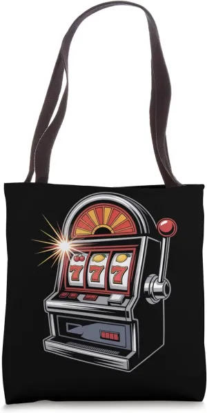 777 Slot Machine Jackpot Luck Design Tote Bag