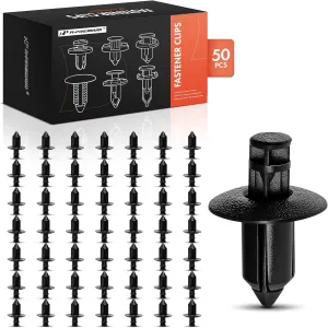 A-Premium 50PCS Nylon Cowl Vent Panel Trim Retaining Clips Compatible with Toyota Camry, Supra, Celica, Cressida, Previa, Solara, Tercel & Scion tC & Lexus SC430, GX470 - For 7mm Hole