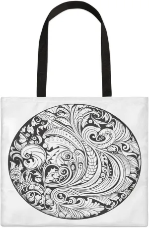 Abstract Rainbow Canvas Tote Bag for Women Men Stylish Tote Handbag Shoulder Bag Reusable Grocery Bag