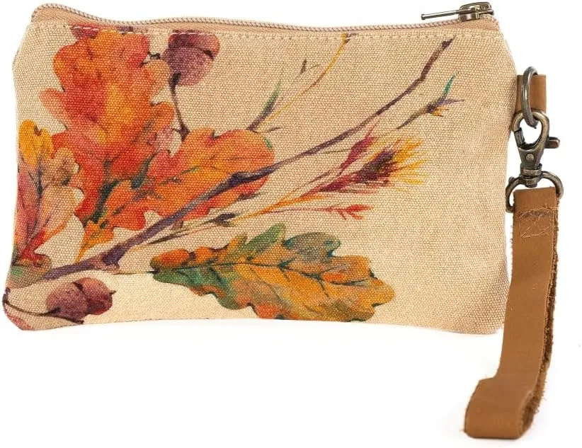 Acorns - Wristlet Wallets for Women, Crossbody Sling Bags for Women, Cotton Canvas Purses, 100% Cotton Canvas