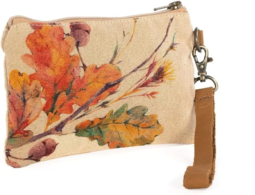 Acorns - Wristlet Wallets for Women, Crossbody Sling Bags for Women, Cotton Canvas Purses, 100% Cotton Canvas