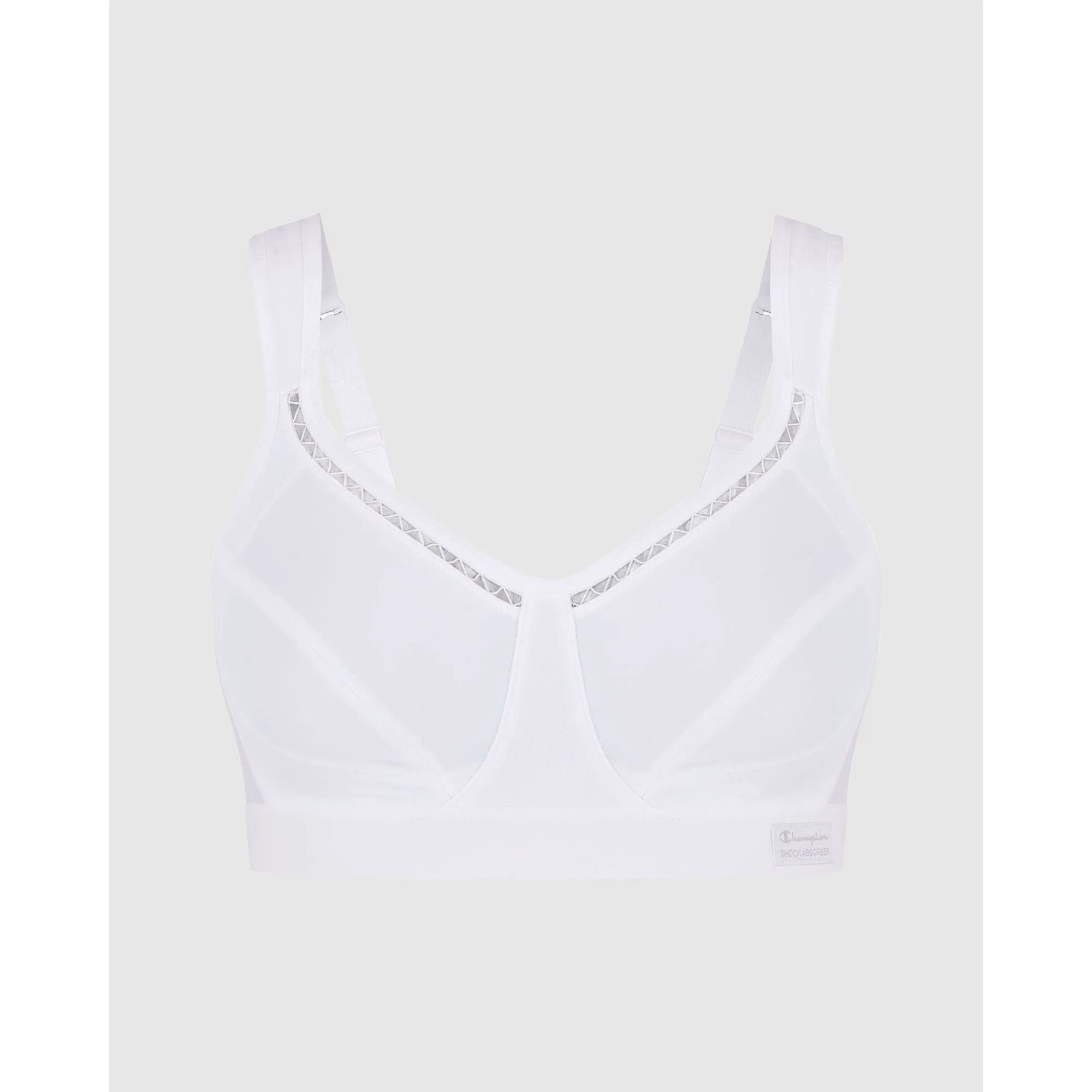 Active Classic Support Wirefree Sports Bra-White