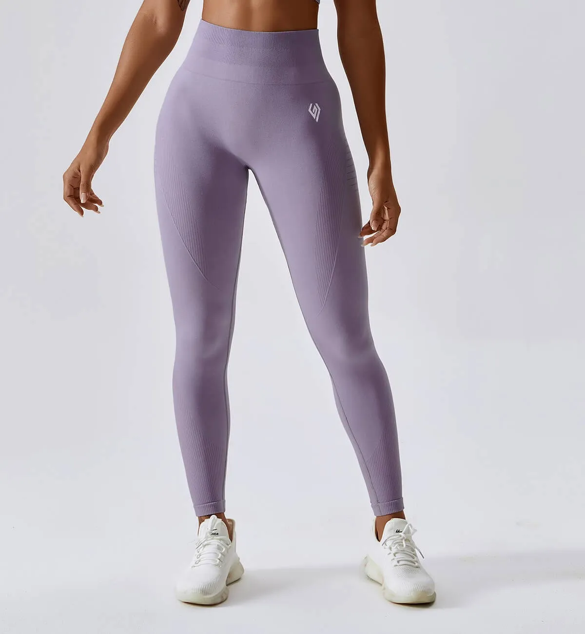 Air Flow Seamless Training Leggings-Lavender