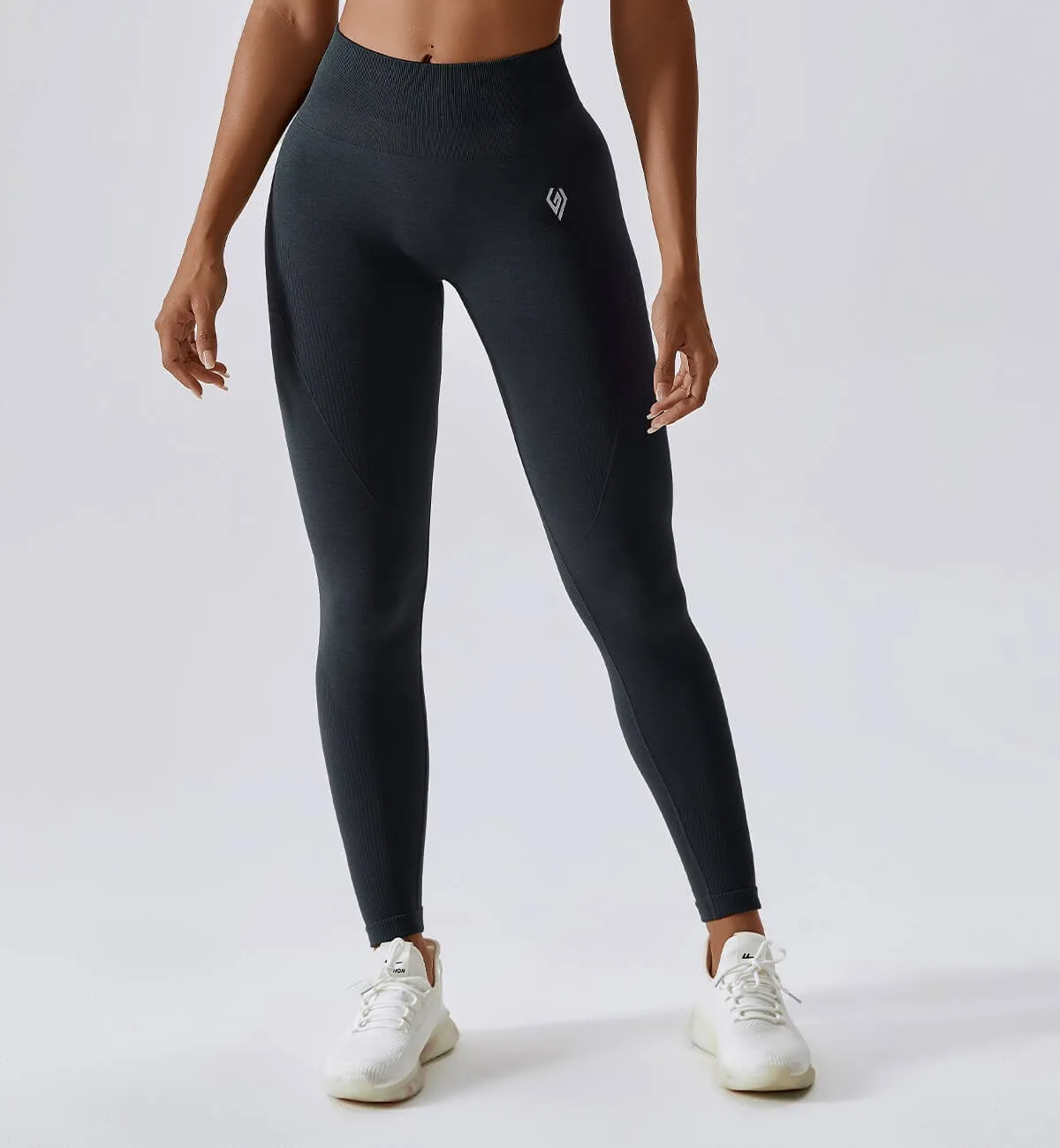 Air Flow Seamless Training Leggings-Shadow Gray