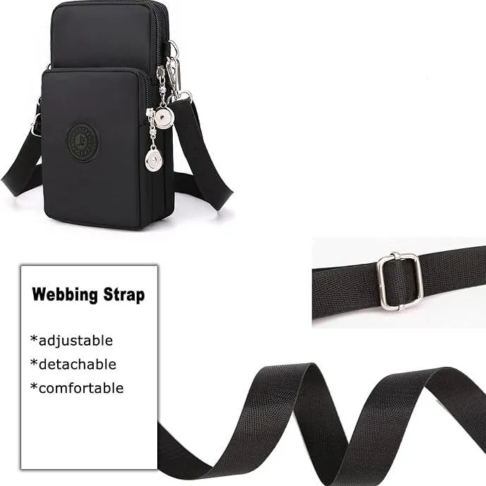 Allyson| Waterproof Compact Multi-Pocket Crossbody Bag for Daily Essentials
