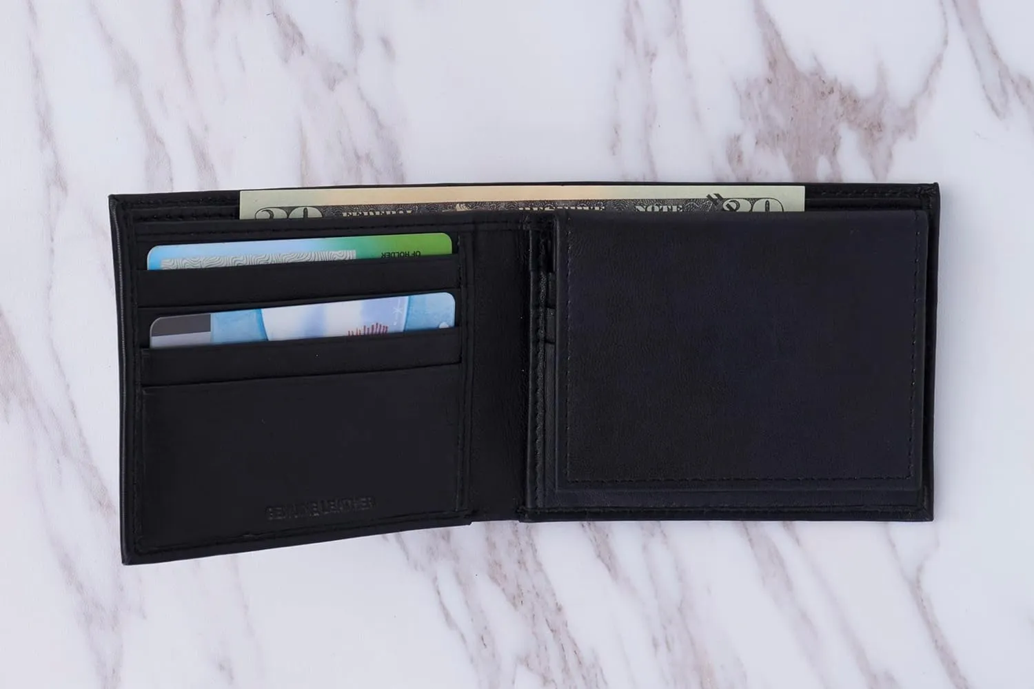 Alpine Swiss Mens Passcase Bifold Wallet Genuine Leather Comes in Gift Bag
