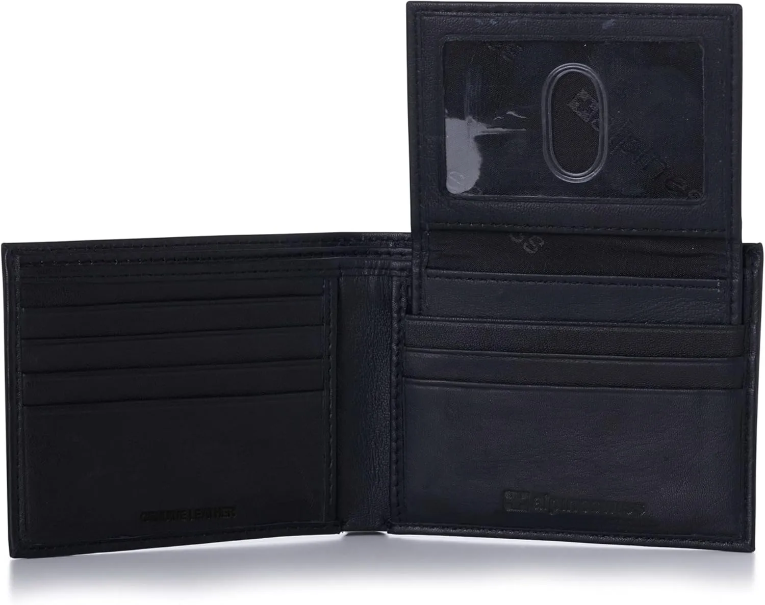Alpine Swiss Mens Passcase Bifold Wallet Genuine Leather Comes in Gift Bag