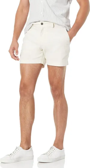 Amazon Essentials Men's Slim-Fit 5" Lightweight Comfort Stretch Oxford Short (Previously Goodthreads)