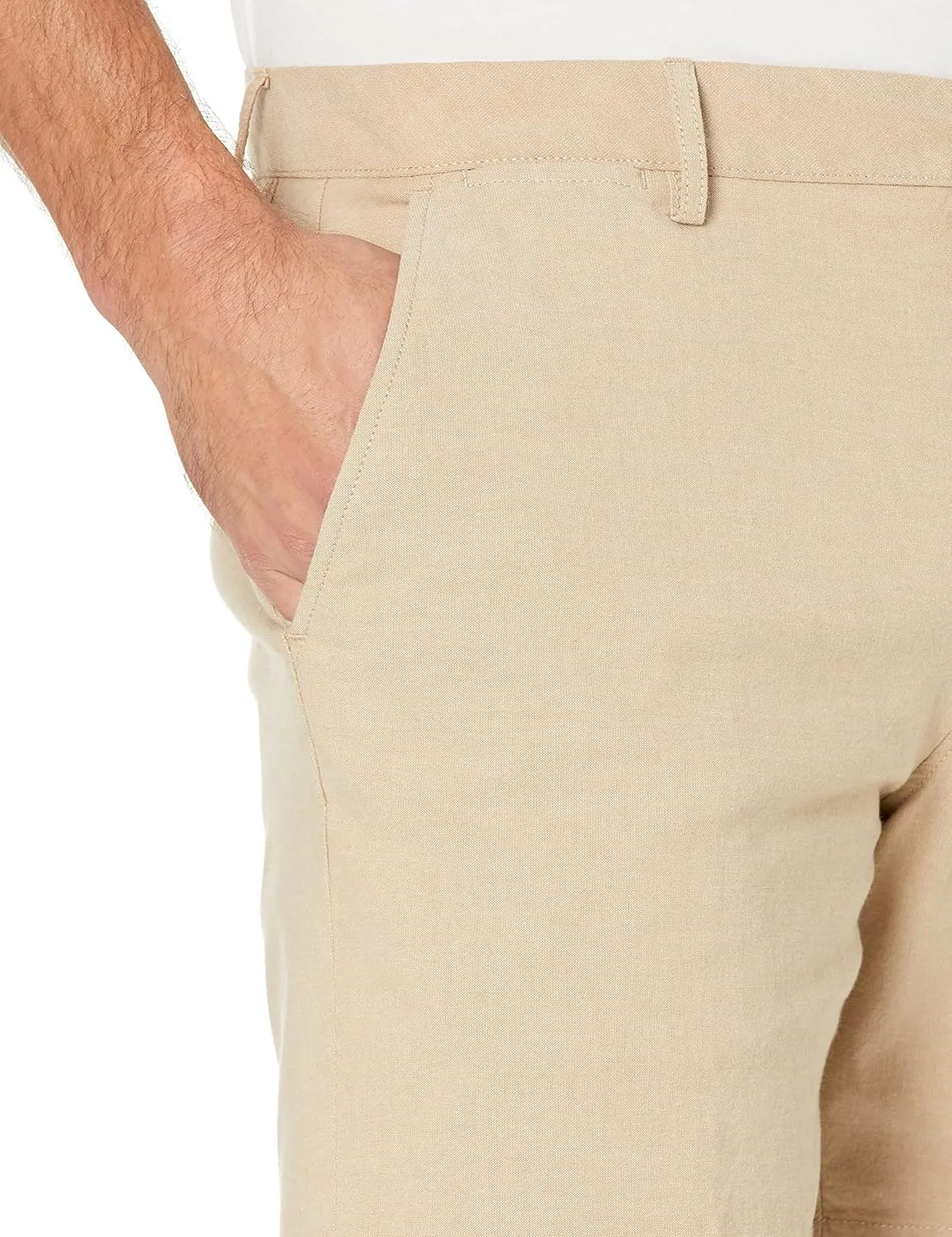 Amazon Essentials Men's Slim-Fit 7" Lightweight Comfort Stretch Oxford Short (Previously Goodthreads)