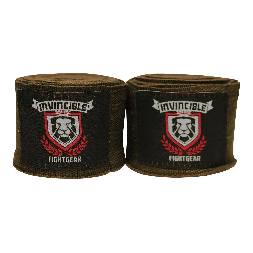 Amber Fight Gear Invincible Hand Wraps, Semi-Elastic Boxing Wraps with Thick Double-Cut Stretch for Ultimate Protection, Ideal for Boxing, MMA