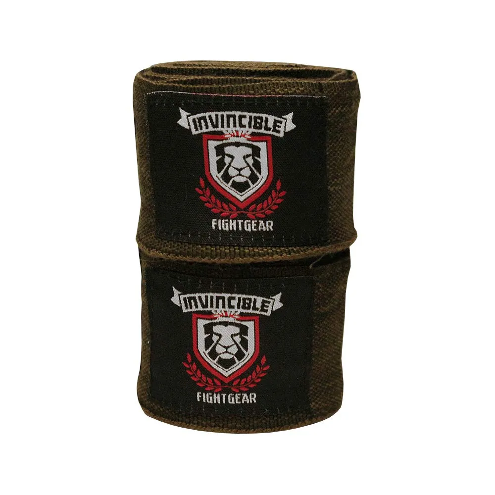 Amber Fight Gear Invincible Hand Wraps, Semi-Elastic Boxing Wraps with Thick Double-Cut Stretch for Ultimate Protection, Ideal for Boxing, MMA