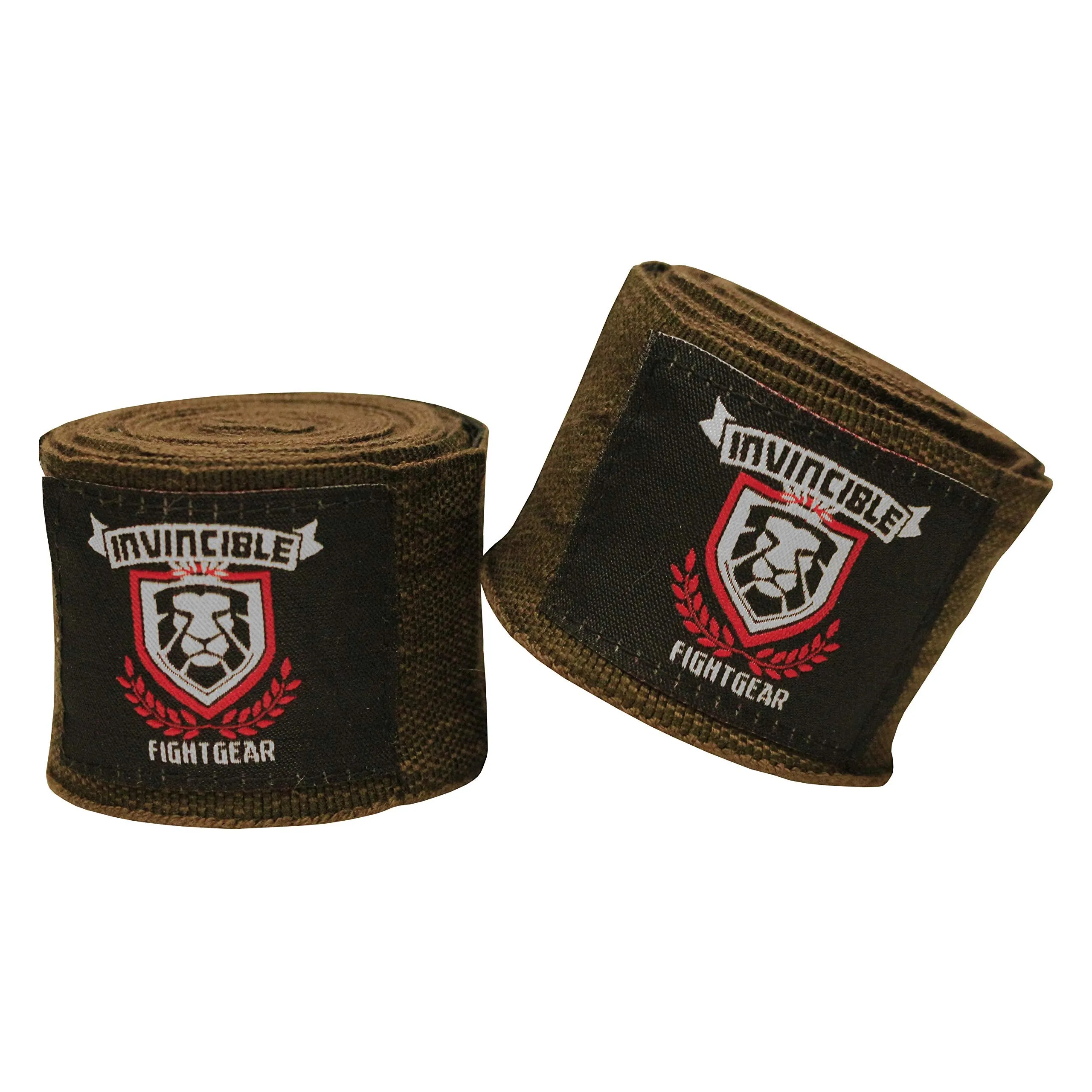 Amber Fight Gear Invincible Hand Wraps, Semi-Elastic Boxing Wraps with Thick Double-Cut Stretch for Ultimate Protection, Ideal for Boxing, MMA