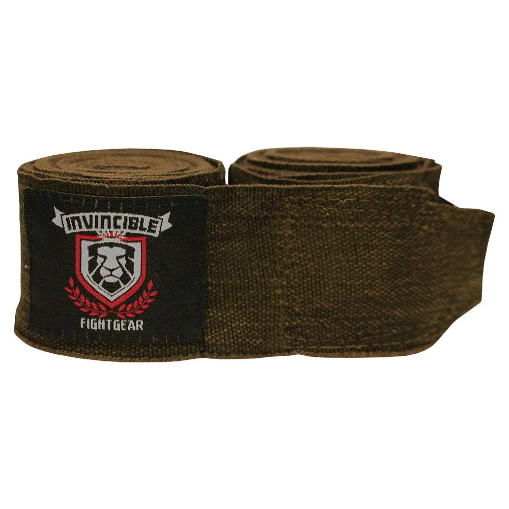 Amber Fight Gear Invincible Hand Wraps, Semi-Elastic Boxing Wraps with Thick Double-Cut Stretch for Ultimate Protection, Ideal for Boxing, MMA