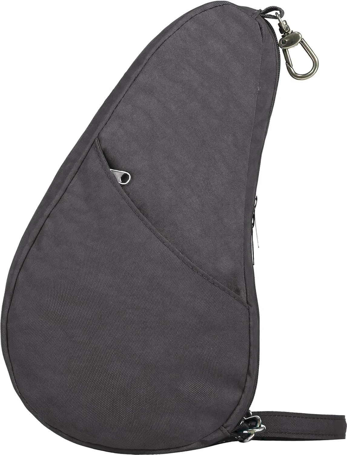 AmeriBag 10" Nylon Crossbody Sling Baglett (Stormy Grey)