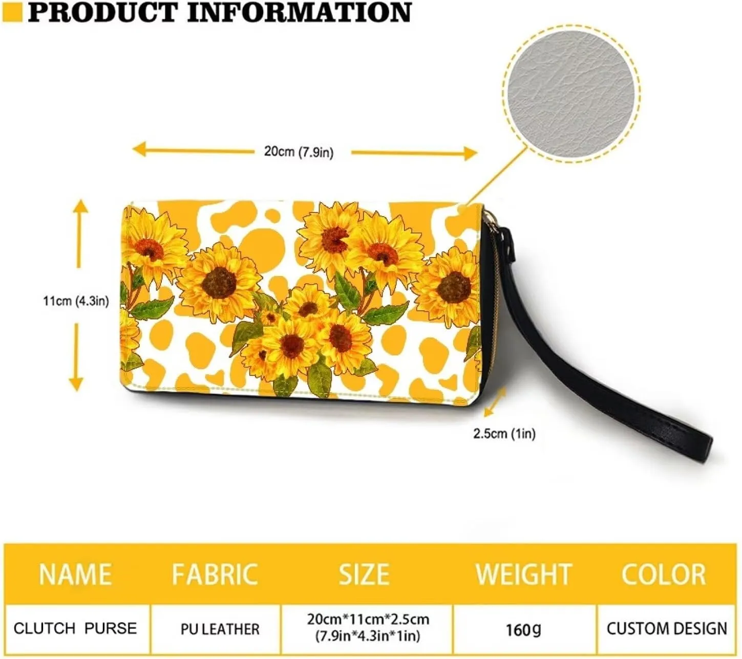 American Flag Wallet RFID Blocking PU Leather Multi Credit Card Large Capacity Zip Around Clutch Travel Purse Wristlet