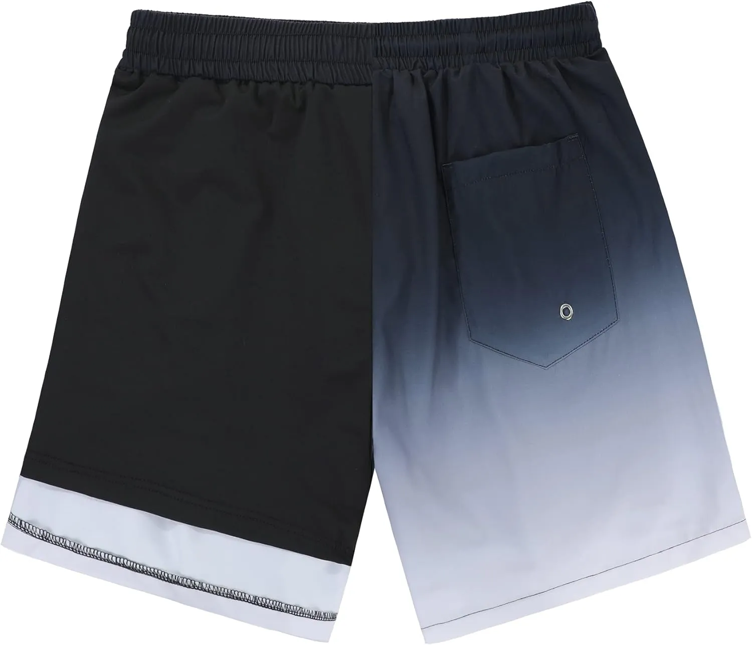 American Trends Men's Swim Trunks Board Shorts Quick Dry Mens Swimming Trunks with Compression Liner