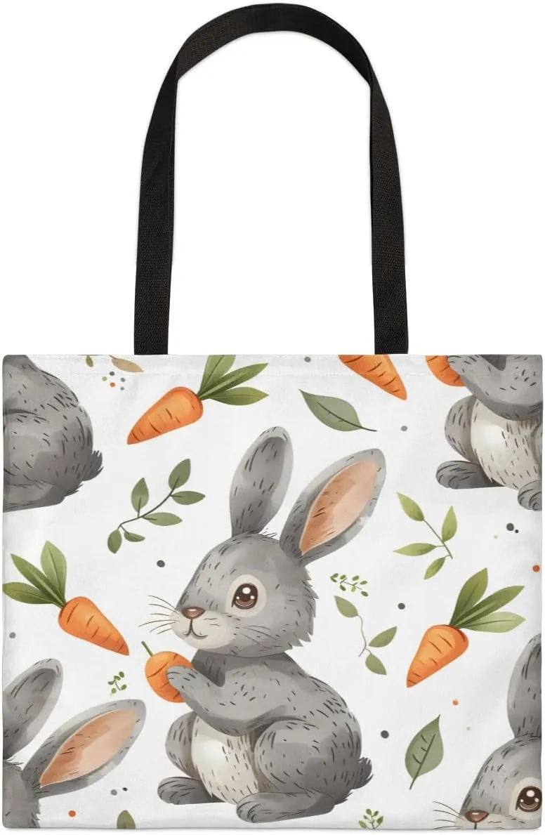 Animal Chicken Flowers Canvas Tote Bag for Women Men Stylish Tote Handbag Shoulder Bag Reusable Grocery Bag