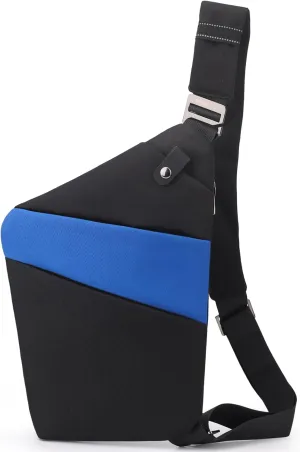 Anti Theft Crossbody Travel Bag - Multi-pocket Shoulder Bag with Adjustable Strap,Slim Sling Bag for Women Men