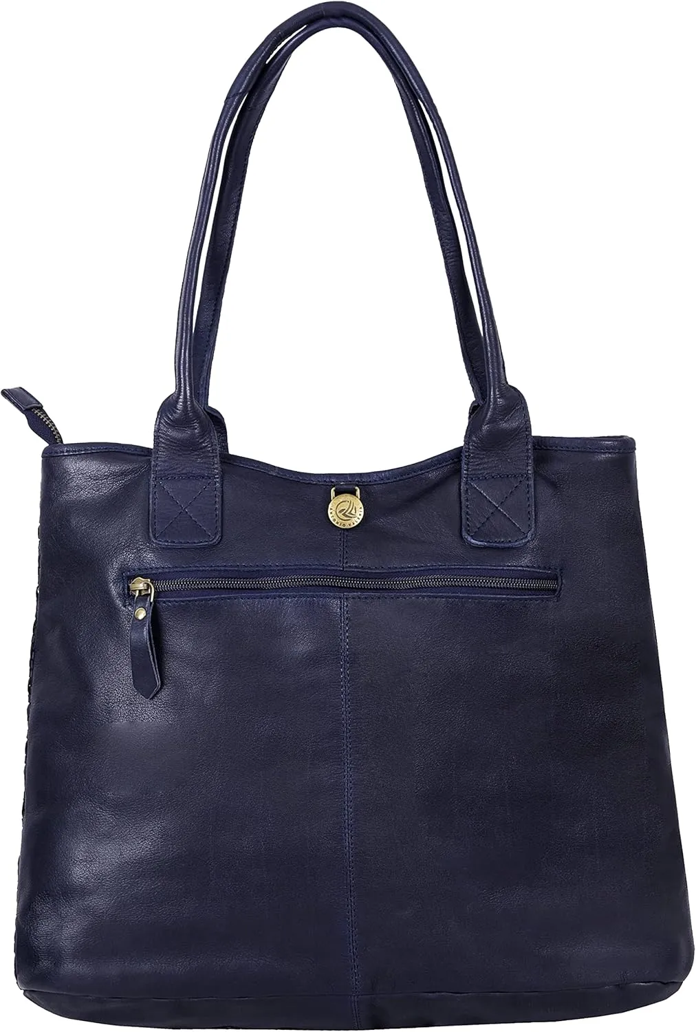 ANTONIO VALERIA Alice Braided Washed Leather HandBag for Women
