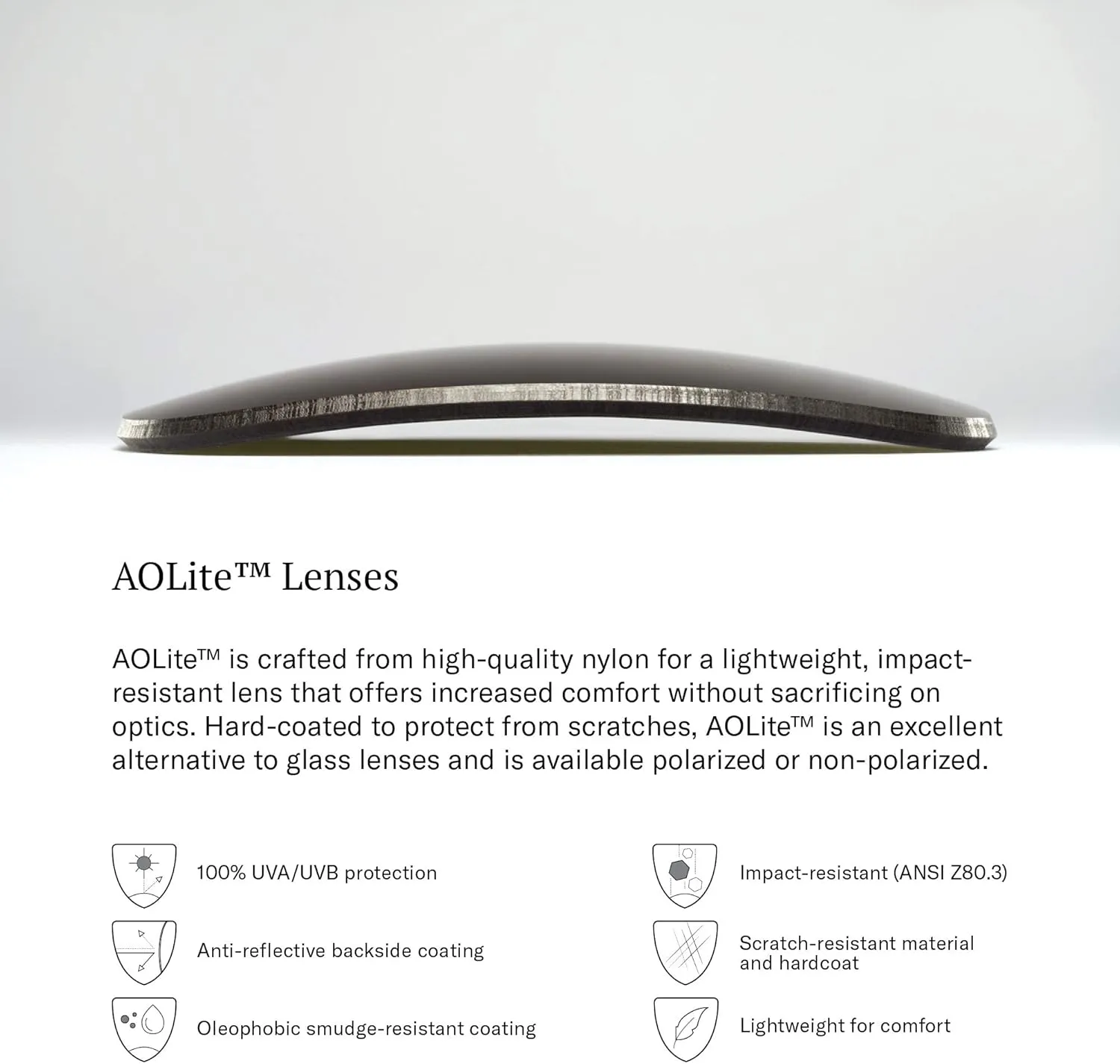 AO General Sunglasses - AOLite Nylon Lenses